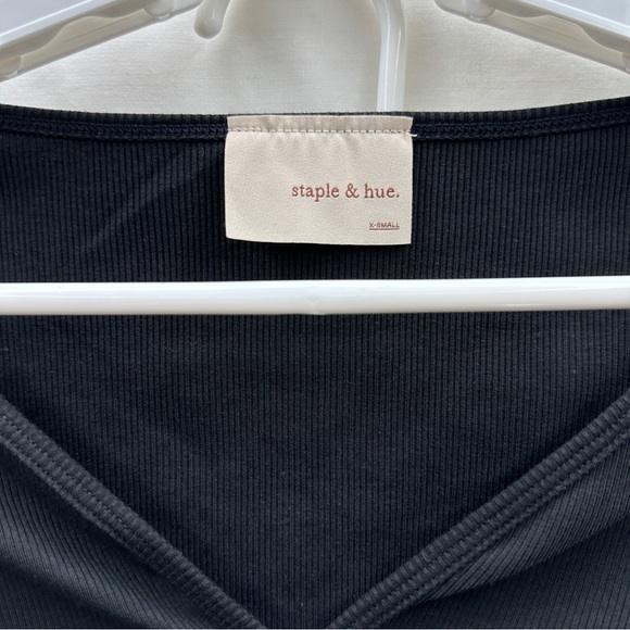 Staple & Hue Black XS Ivy Cardi Arlo Skirt Set Cropped Cardigan Side Slit Skirt - Picture 7 of 13